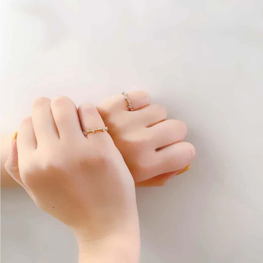 8 eight コズミックピンキーリング Cooper Obsidian Cosmic Pinky Ring | 8