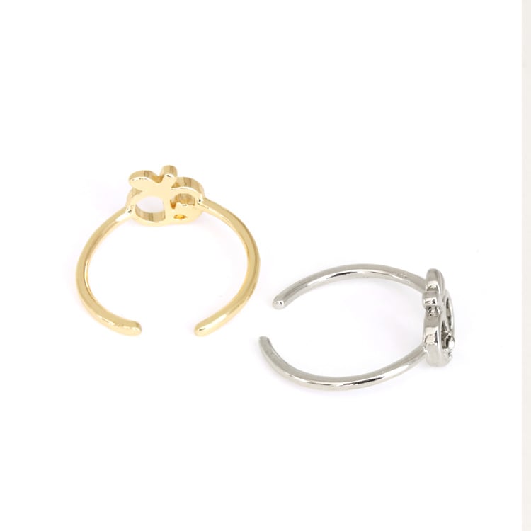 R-503) リンゴモチーフリング | ビーズ・パーツなどのハンドメイド