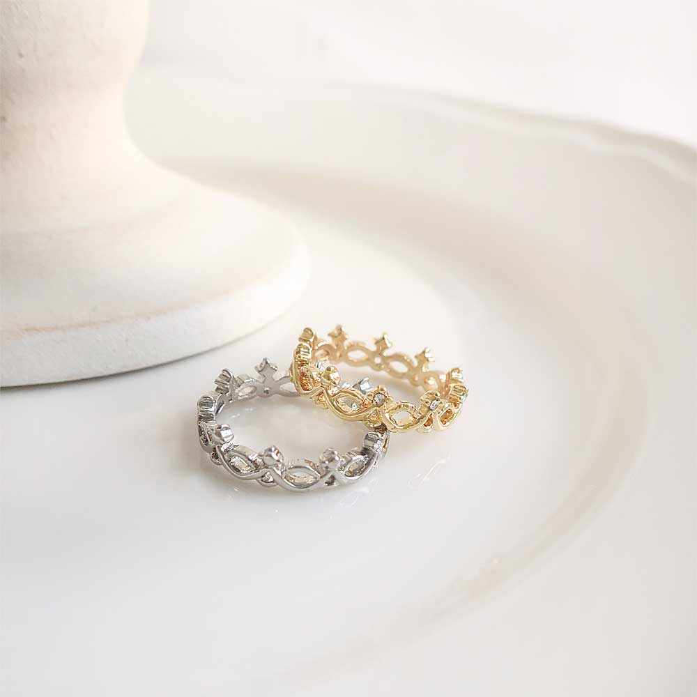 Dearest Crown Sato限定受注生産リング ピンキー Dearest Crown Sato限定受注生産リング ピンキー クラウンリング