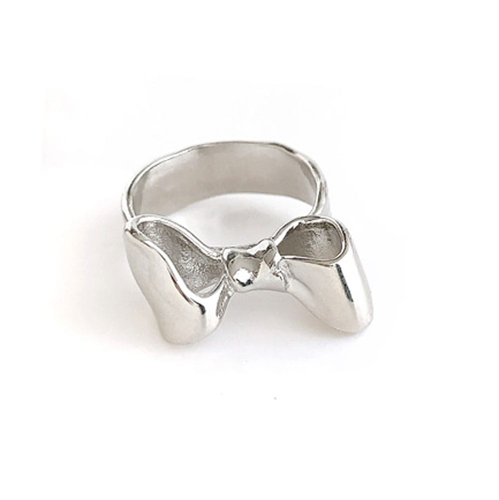 R-364) ニュアンスリボンリング | ビーズ・パーツなどのハンドメイド