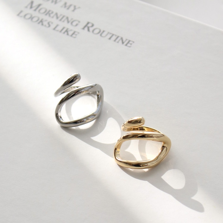 R-504) ニュアンスメタルリング | ビーズ・パーツなどのハンドメイド