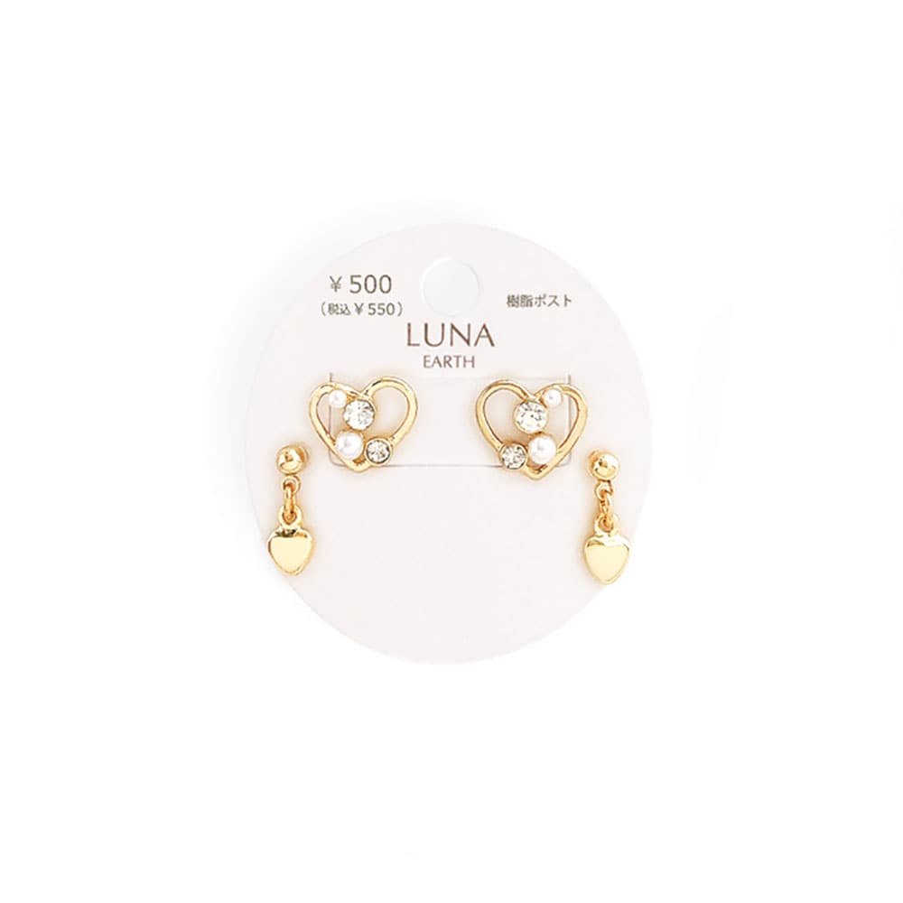 ハンドメイド樹脂ピアス　手モチーフ／未使用 MY mama さくらんぼ ピアス パーツ 金具 2ペア4個□ デザイン