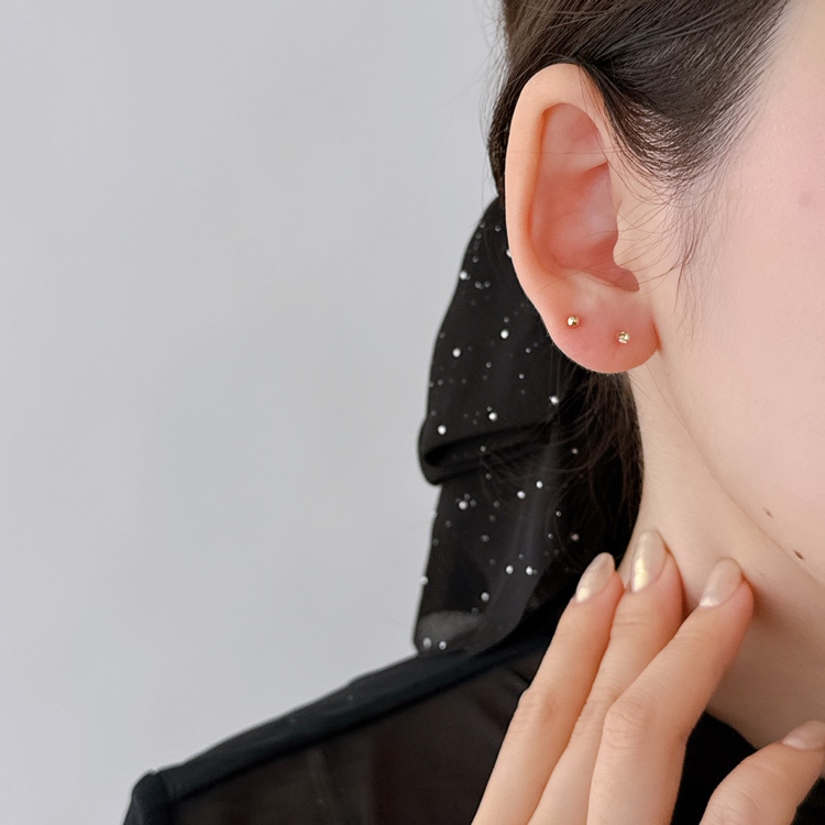 P-1225) ビジューアソートセット樹脂ピアス | ビーズ・パーツなどの