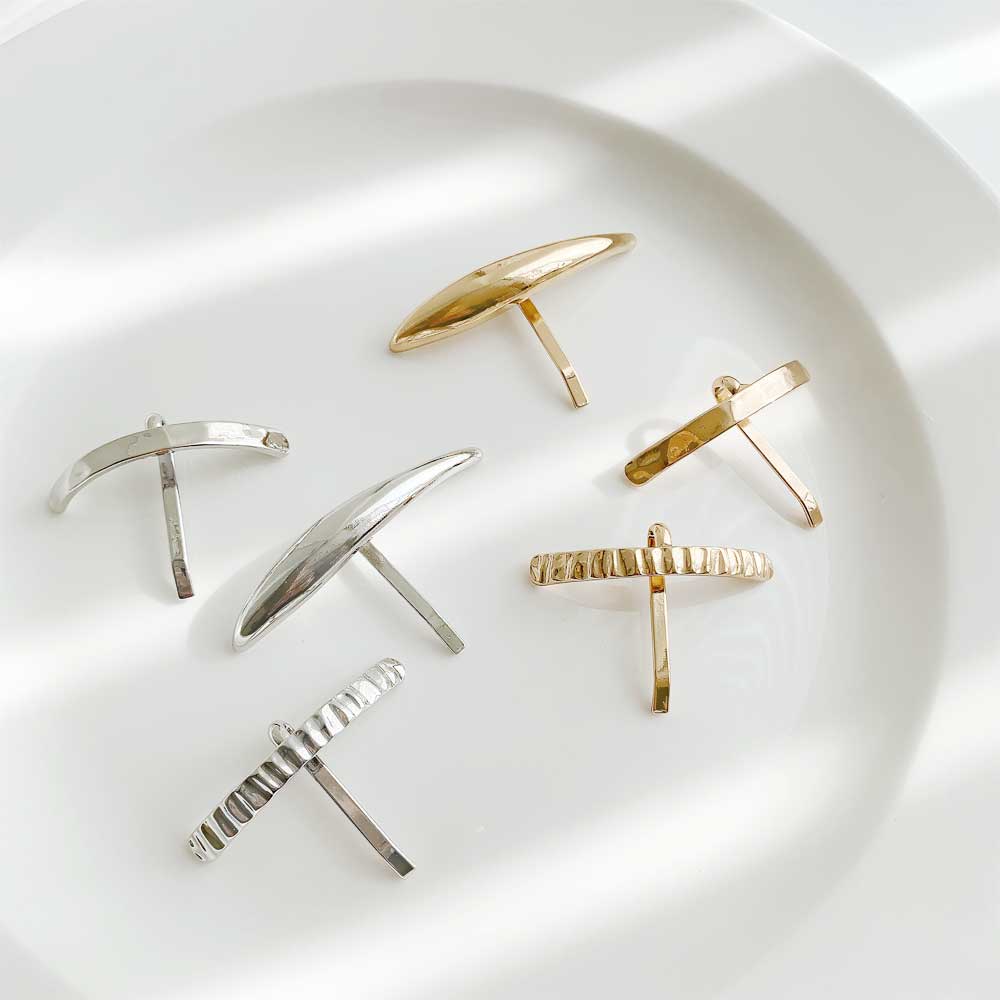 F-134) ニュアンスメタルポニーフック | ビーズ・パーツなどの