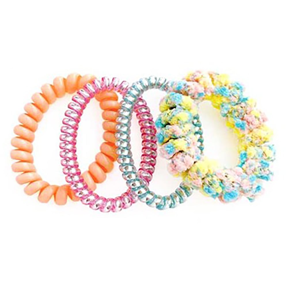 S-480) カラフルセットコイルポニー | ビーズ・パーツなどの