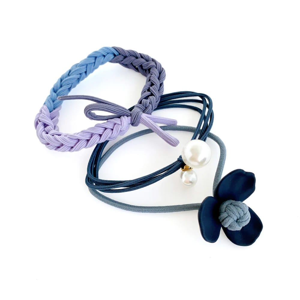 S-575) マットフラワーマルチセットゴム | ビーズ・パーツなどの