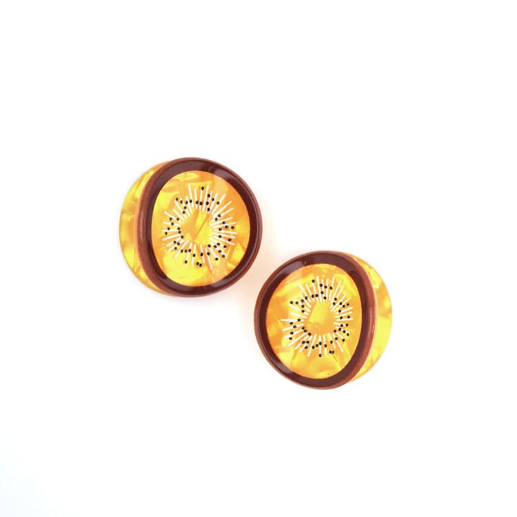 V-566) ミニフルーツセットバンスクリップ | ビーズ・パーツなどの