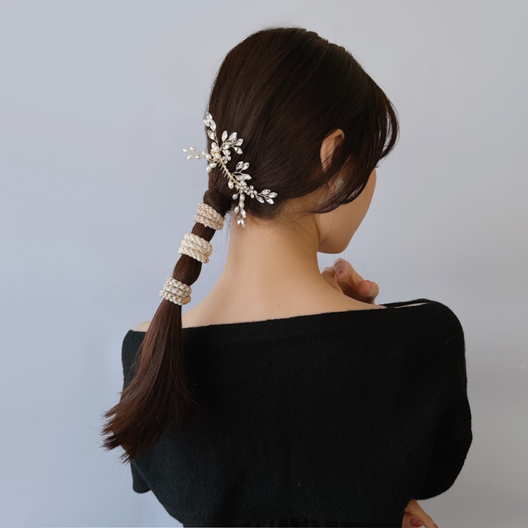 アクセサリー READYMADE Hair Tie READYMADE HAIR TIE (SILVER) – LOOM