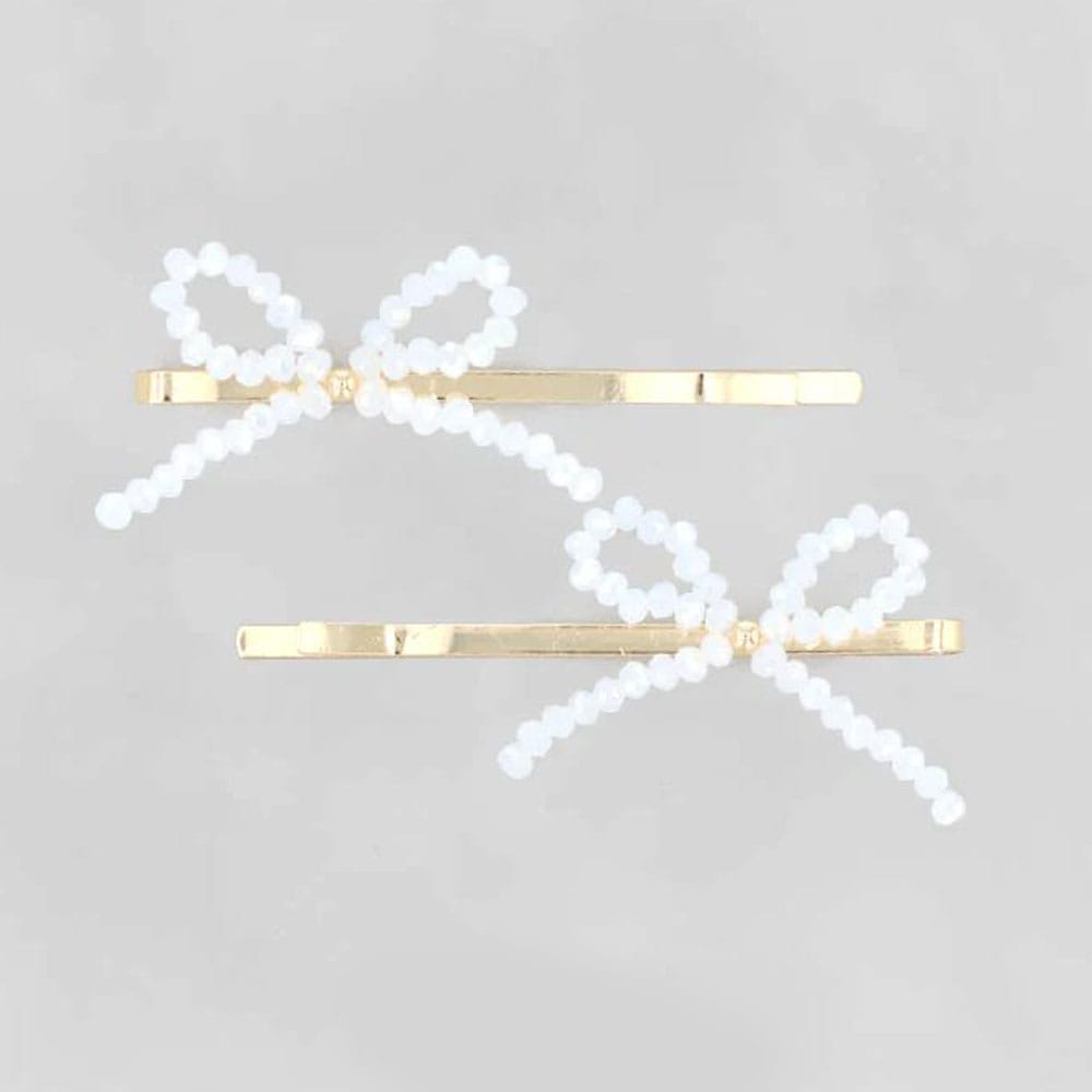 C-345) ビーズリボンセットピン | ビーズ・パーツなどのハンドメイド