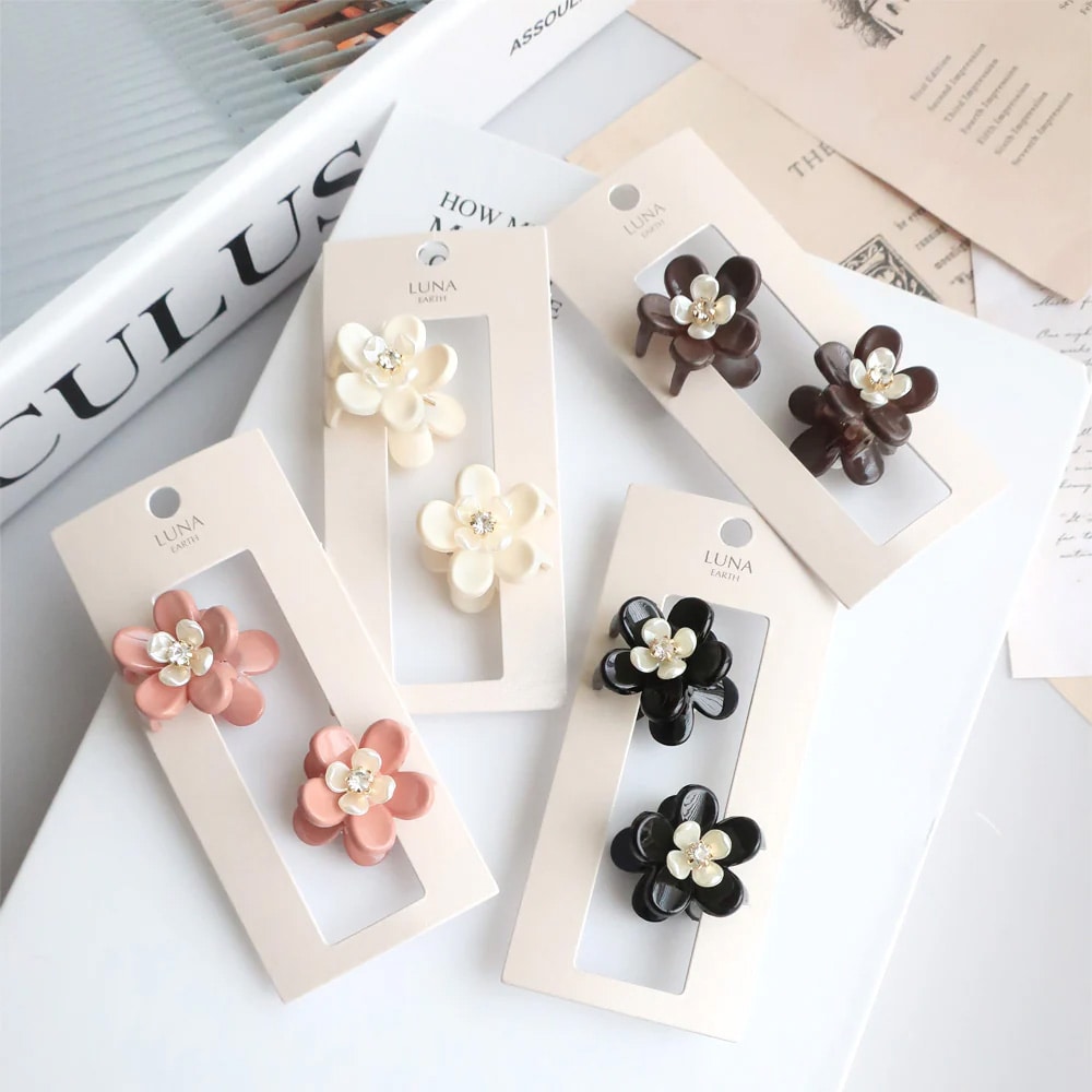 アクセサリー HANA to MITSU V-542) フラワーミニバンスセット | ビーズ・パーツなどの