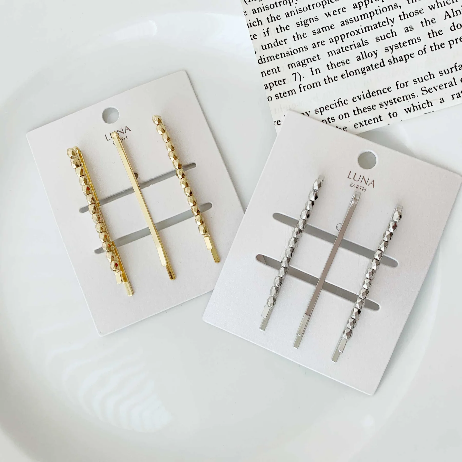C-292) 和風ヘアクリップ | ビーズ・パーツなどのハンドメイド