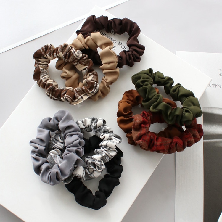 S-551) シンプルセットシュシュ | ビーズ・パーツなどのハンドメイド