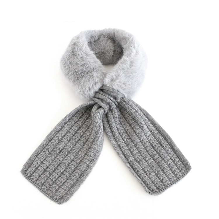 ハーフデザインフェイクファーティペット | ビーズ・パーツなどの