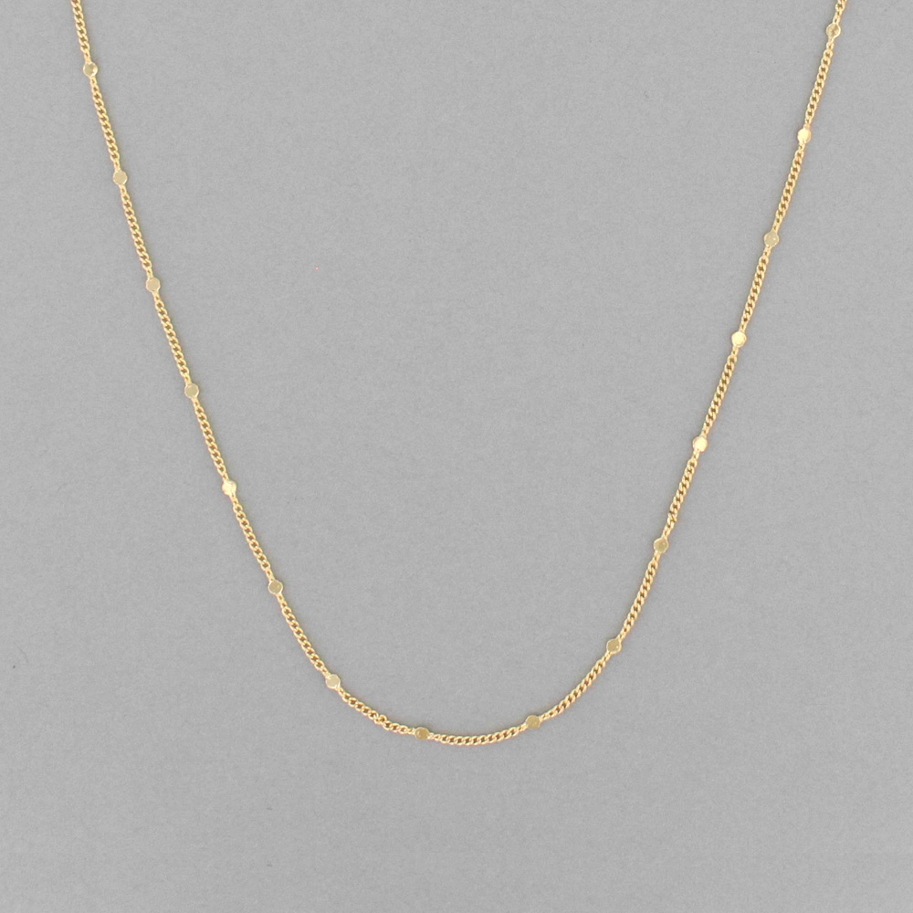 【ラスト1点‼️】　22kコーティング　タイニーチェーンネックレス　【55cm】 CHROME HEARTS クロムハーツ 22K TINY STAR CHAIN/タイニー