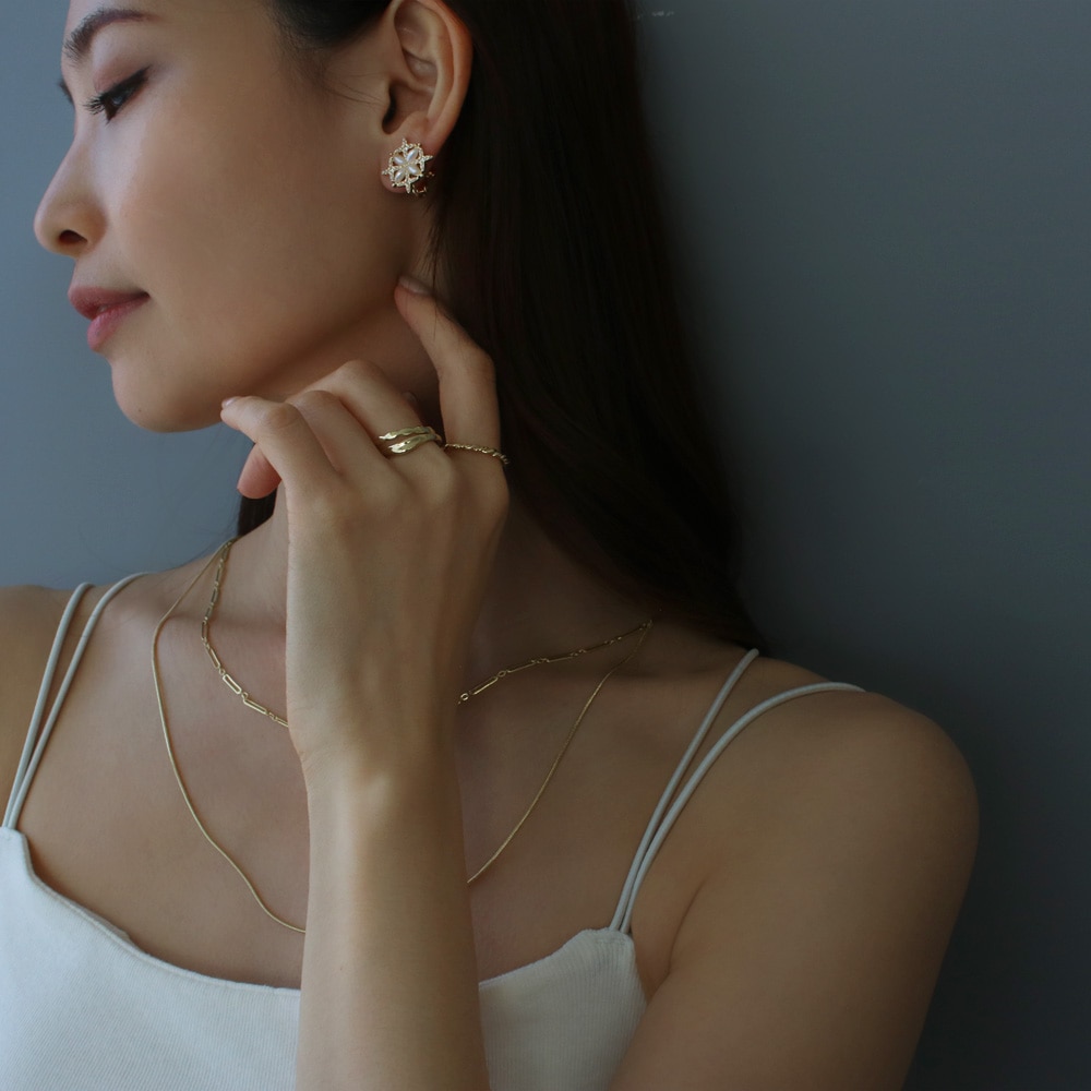 mN-3] 3wayチェーンロングネックレス | ビーズ・パーツなどの