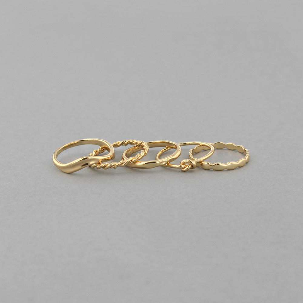 mB-1] ウェーブダブルラインバングル | ビーズ・パーツなどの