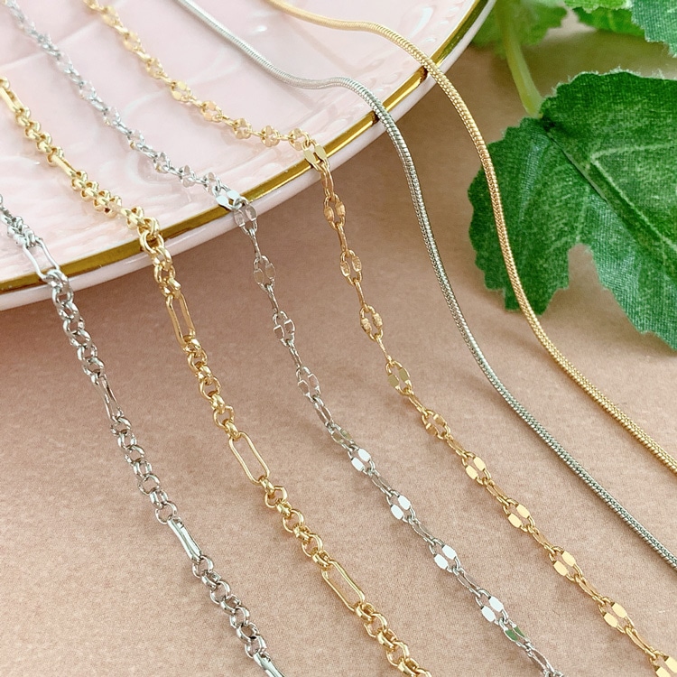 チェーン G5 約100cm｜アクセサリー用チェーン【パーツクラブ