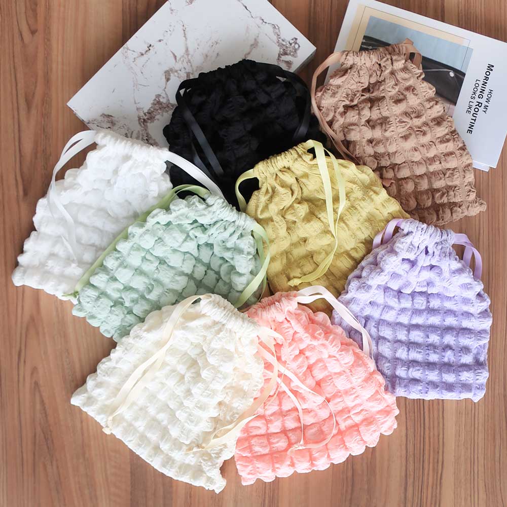 ワッフル巾着 / 大 | ビーズ・パーツなどのハンドメイドパーツおよび