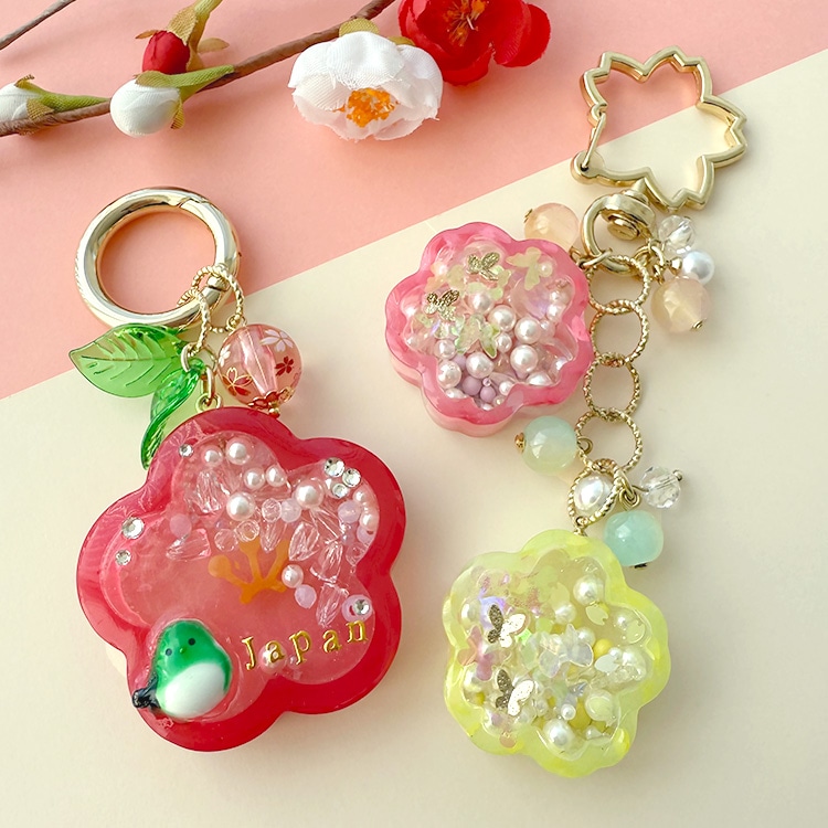 シリコンモールド / シェイカー 桜・梅4種（フィルム4枚入り