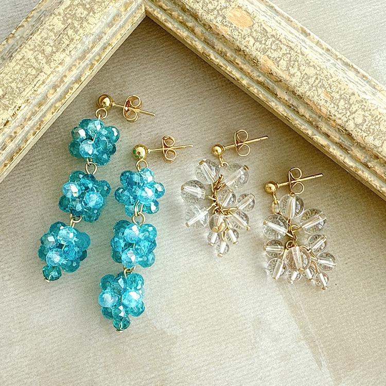 ステンレスポスト＆キャッチピアス（丸玉・縦カン付） R 4mm丸玉