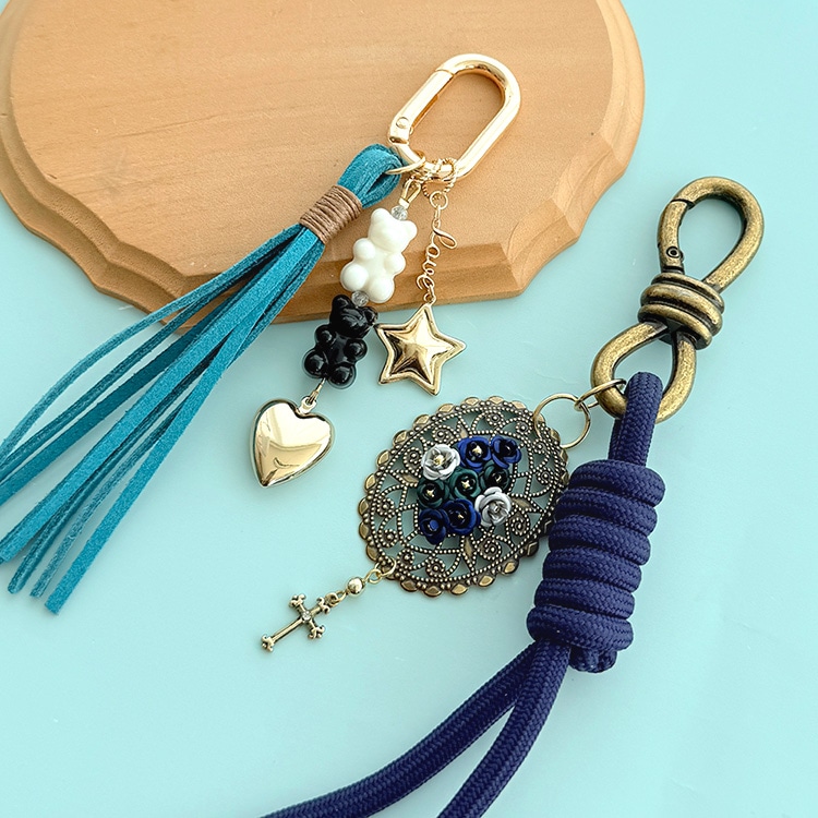 【541】金魚のキーホルダー／オーバル ニッケルフリー キーホルダー カラビナ（オーバル）G ｜雑貨用金具