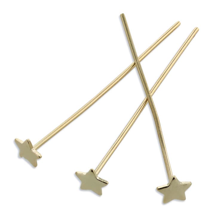 デザインピン（星） ニッケルフリー G5 0.6×30mm｜アクセサリー基礎