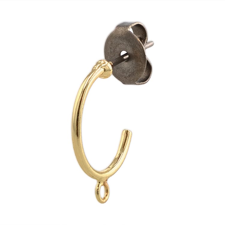 アクセサリー金具の通販｜ピアス金具（フープピアス）【パーツクラブ