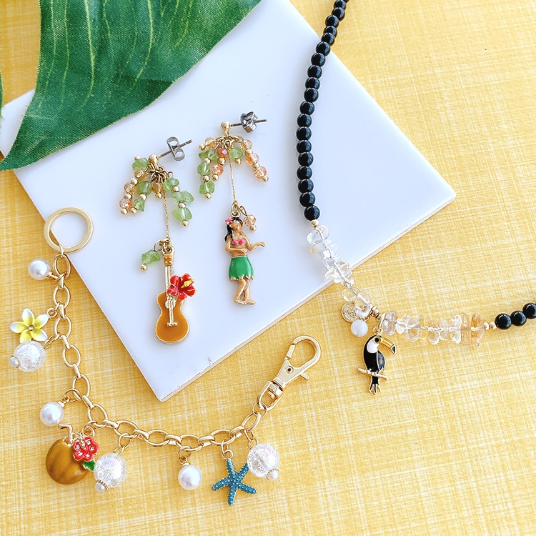 Kaya様専用◇ピーチムーンストーン×淡水パールチャーム✧14kgf Kaya様専用