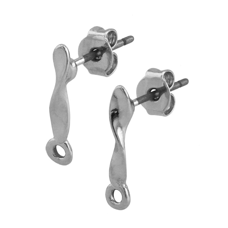 チタンピアス9点+シルバーポストピアス1点 純チタンピアス(ポスト) チタンボール6mm｜leger レジエ PP05pair