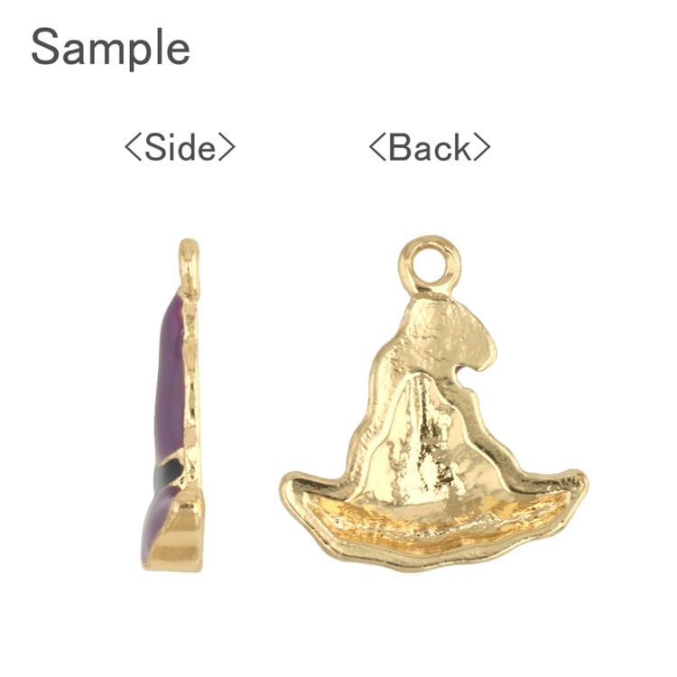 チャーム / ハロウィン ハット（エポ入） / PU・G5 | ビーズ・パーツ