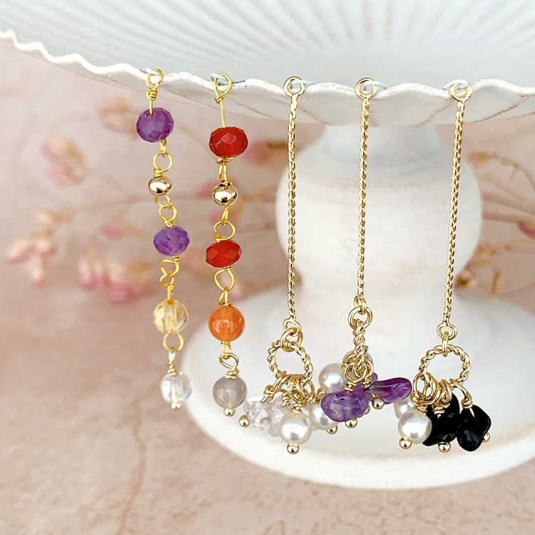 デザインチャーム / 天然石 / PU・G5 ｜アクセサリーチャーム