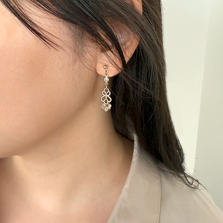 ジョイントパーツ（つなぎパーツ） アラベスク G5 約12×8mm｜メタル