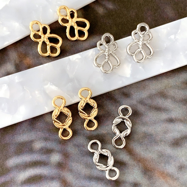 ジョイントパーツ（つなぎパーツ） アラベスク G5 約12×8mm｜メタル