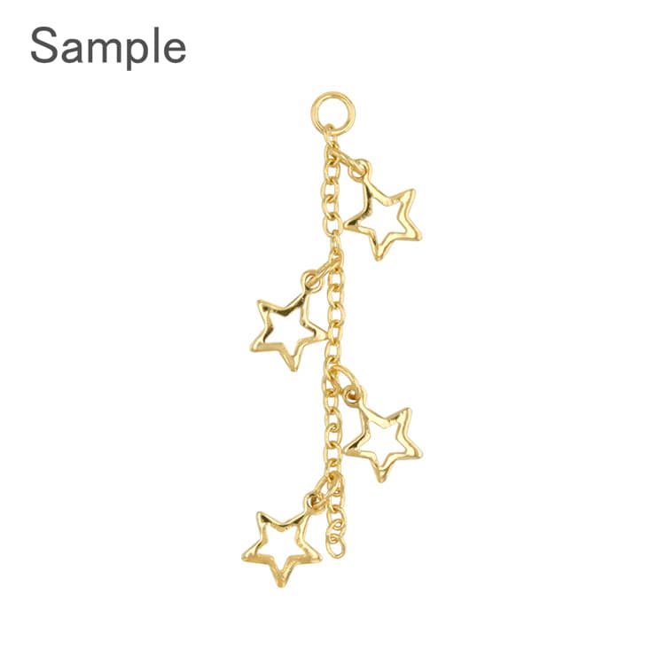 デザインチャーム / 星 / G5 ｜アクセサリーチャーム・ハンドメイド