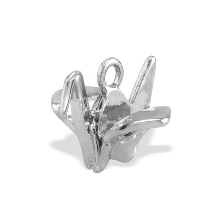 チャーム・折り鶴 / R ｜アクセサリーチャーム・ハンドメイドパーツ