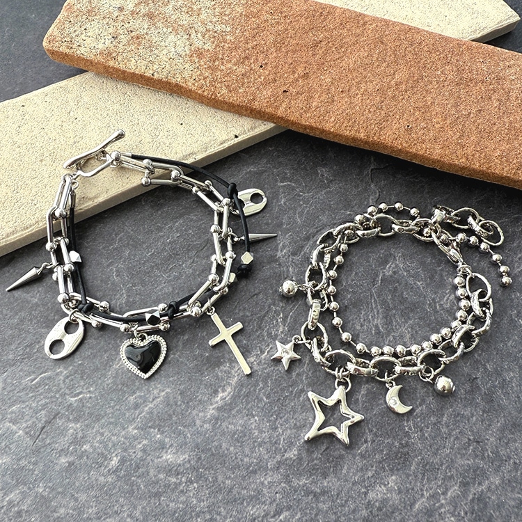 ニッケルフリー チェーンブレスレット R ｜アクセサリー金具・パーツ