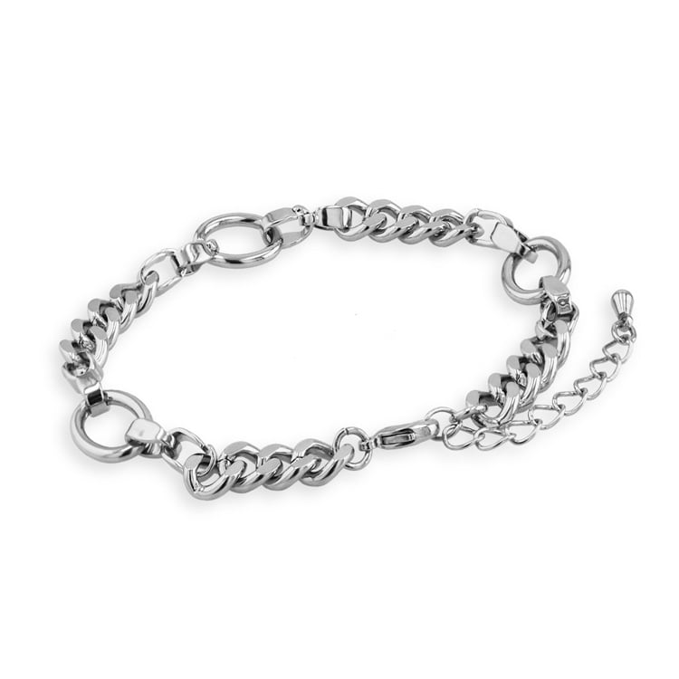 ニッケルフリー チェーンブレスレット R ｜アクセサリー金具・パーツ