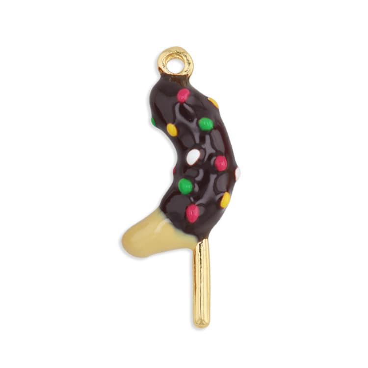 チャーム チョコバナナ（エポ入）BR・G5 ｜アクセサリーチャーム