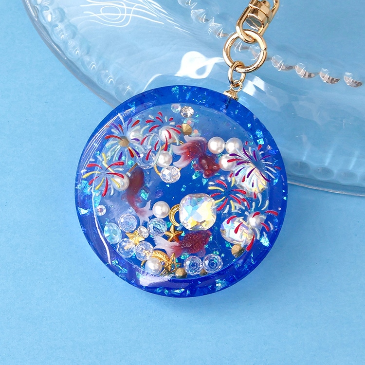 材料セット / レジンで作る 金魚花火シェイカー | ビーズ・パーツなど