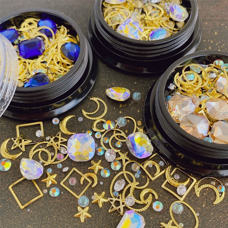 ネイルパーツセット2 レジン＆ネイル ラインストーンパーツセット / CR | ビーズ