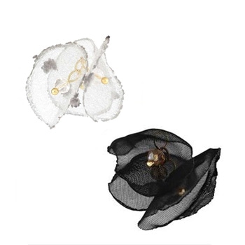 シフォンフラワーチャームの通販｜アクセサリー金具・ハンドメイド