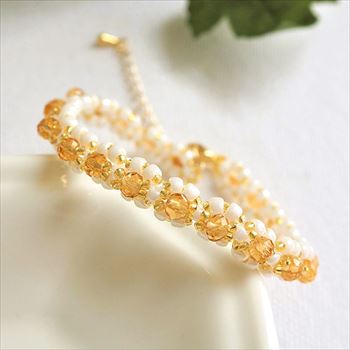 オリジナルキット / 初心者キット 2連の天然石ブレスレット