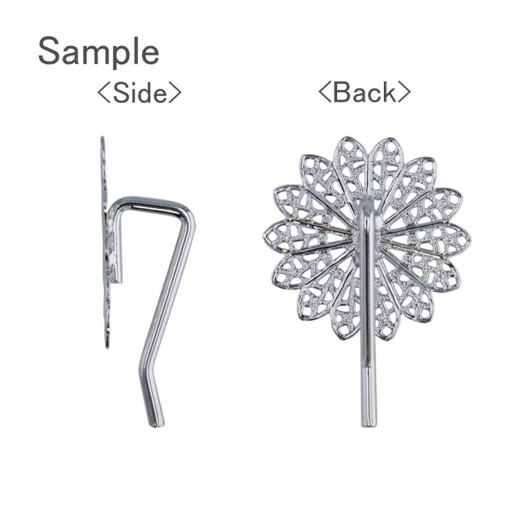 ポニーフック（座金付） R ｜アクセサリー金具・パーツ【パーツクラブ