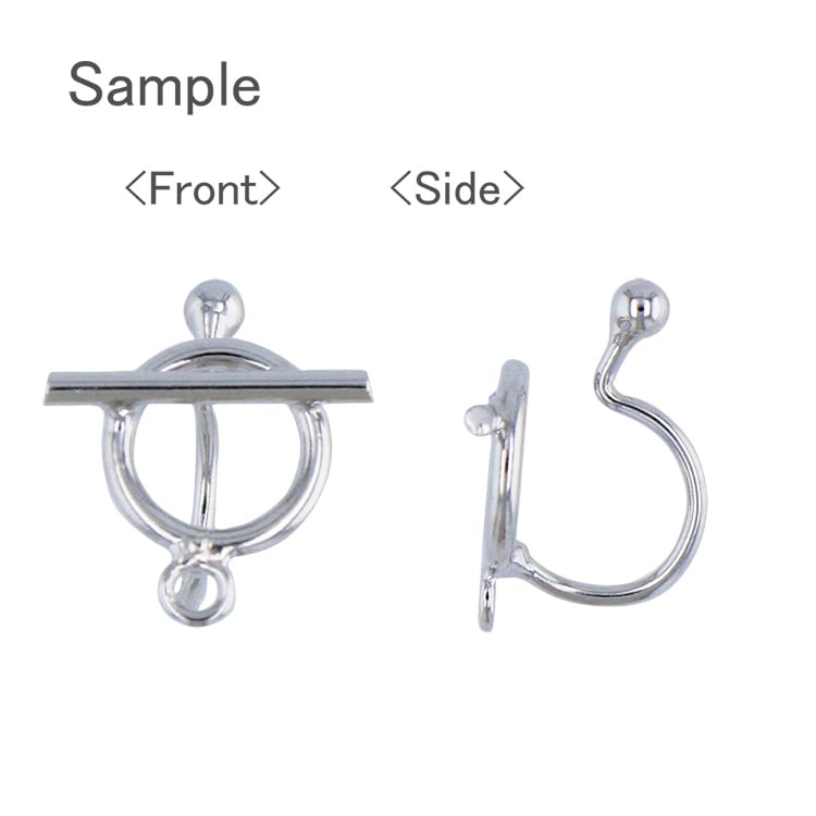 オメガクリップ / （マンテル風・カン付）/ R | ビーズ・パーツなどの