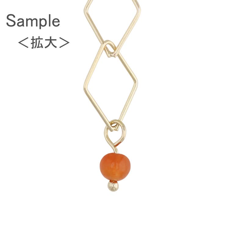 デザインチャーム / レッドアべンチュリン / OR・G5 | ビーズ