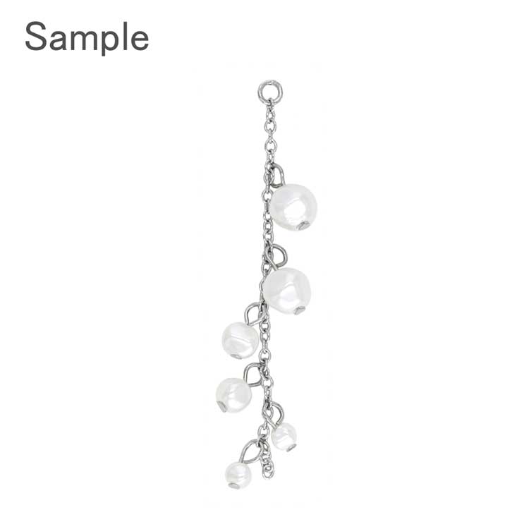 デザインチャーム / パール / WH・R ｜アクセサリーチャーム