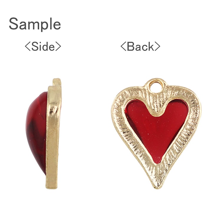 チャーム / ハート / GR・G5 | ビーズ・パーツなどのハンドメイド