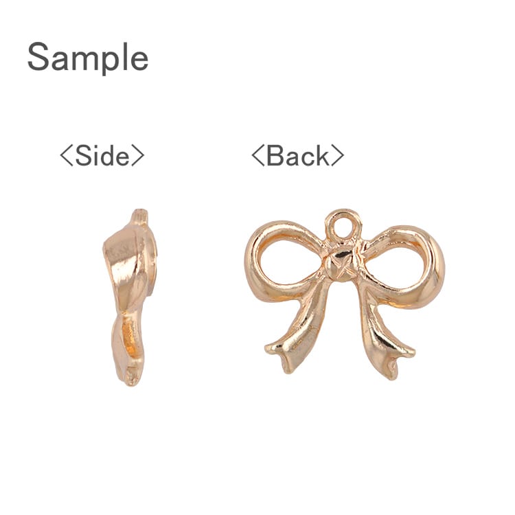 チャーム / リボン / R ｜アクセサリーチャーム・ハンドメイドパーツ