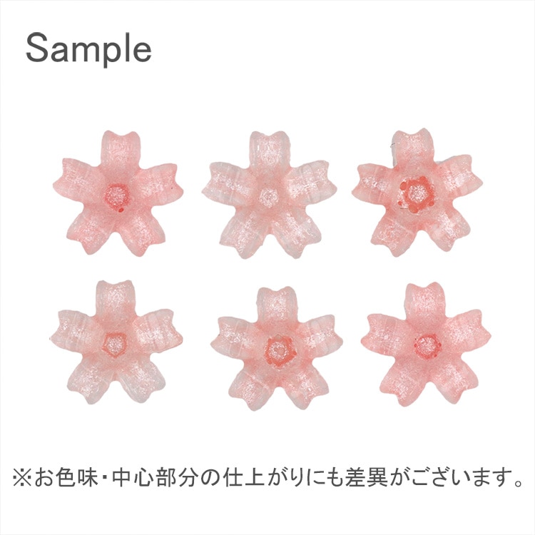 樹脂パーツ フラワー 5弁花（貼付用） PK 約10mm｜樹脂素材パーツ 