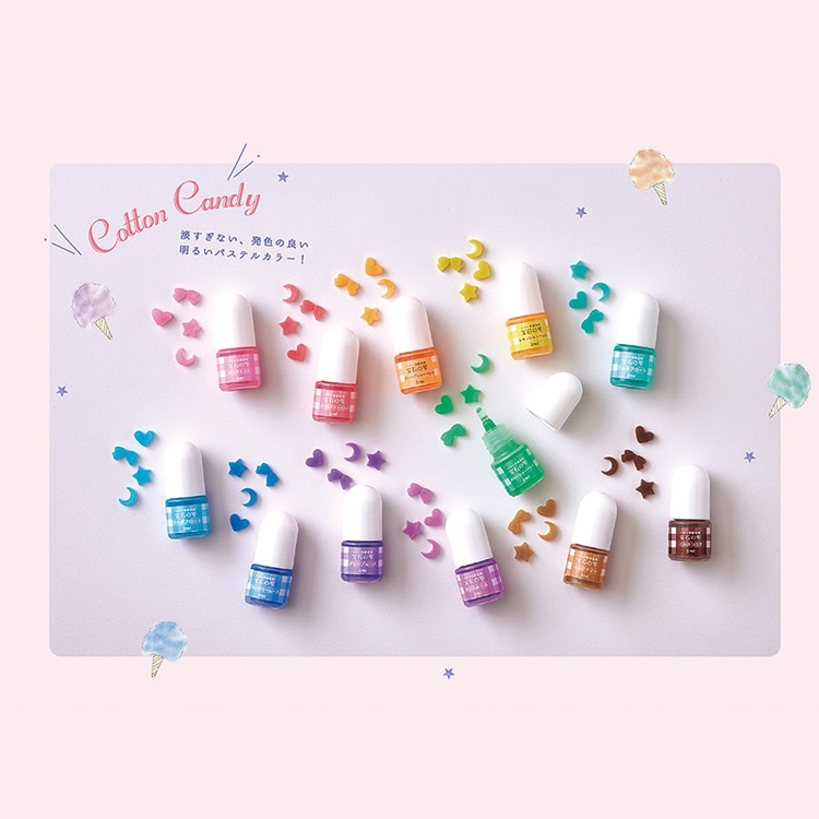 レジン用着色剤 宝石の雫 / パステルカラーセット コットンキャンディ